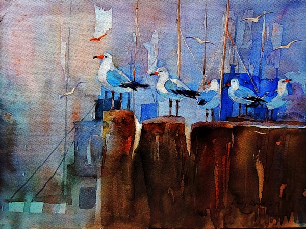 AN29-Sea Bird at the Pier