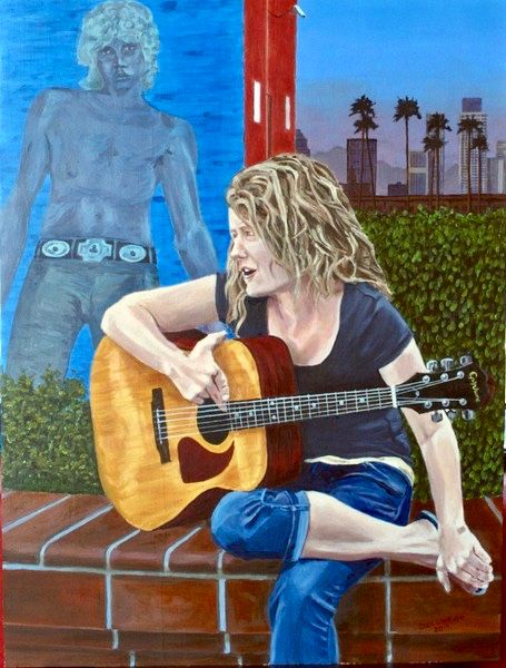 “Huntington Beach” oil on panel 17 by 24 inches $275.00