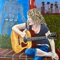 “Huntington Beach” oil on panel 17 by 24 inches $275.00