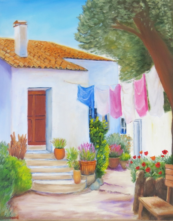 Laundry Day in Tuscany