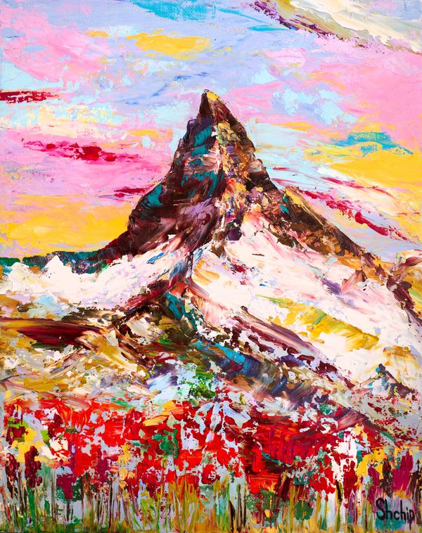 Matterhorn. The Pyramidal Peak