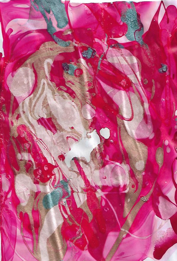 Abstract marbling IV