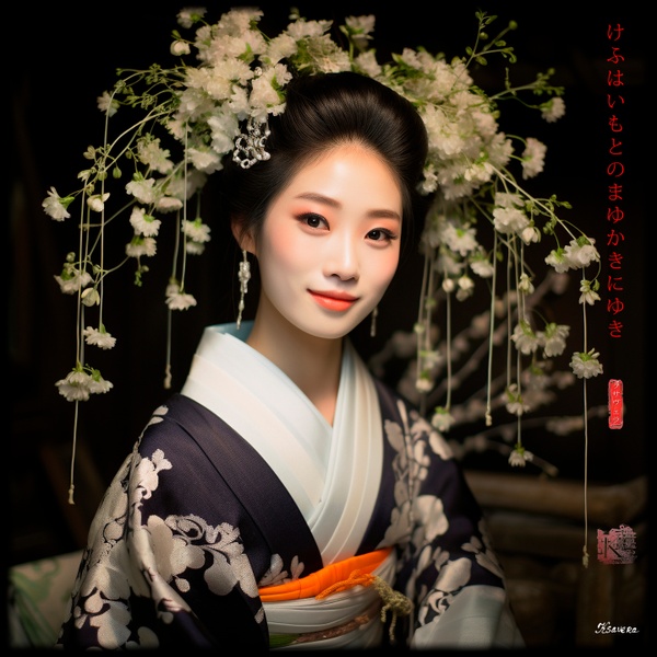 Japanese Maiko RJ0132 Girl Geisha Geiko Portrait Photography