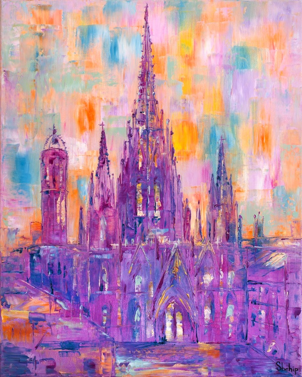 Dreamscape Cathedral of Barcelona