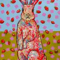 Another Rabbit and Strawberries