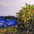 Seascape With Tangerine Tree