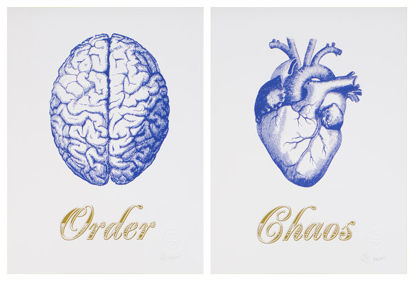 Order Chaos Blue Small Print