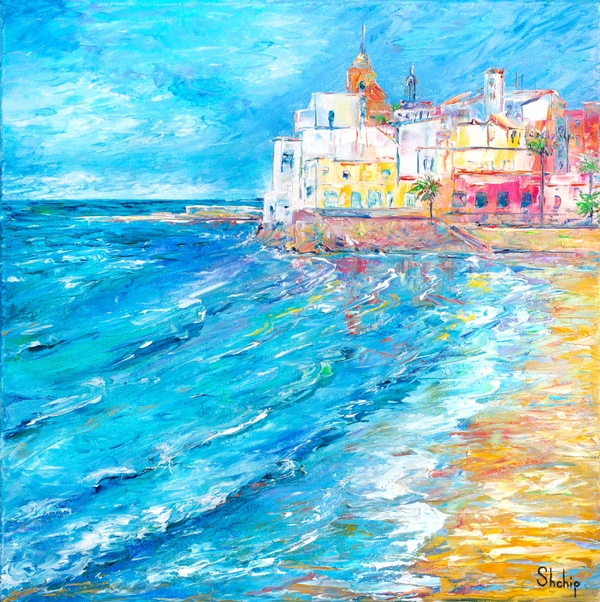 Seaside Morning in Sitges