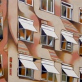 Windows in Norreport, Copenaghen