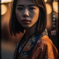 Japanese Maiko DS0318 Girl Portrait Photography Kioto