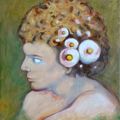 Boy with Flowers in the Hair
