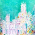 Cibeles Palace In Light Painting