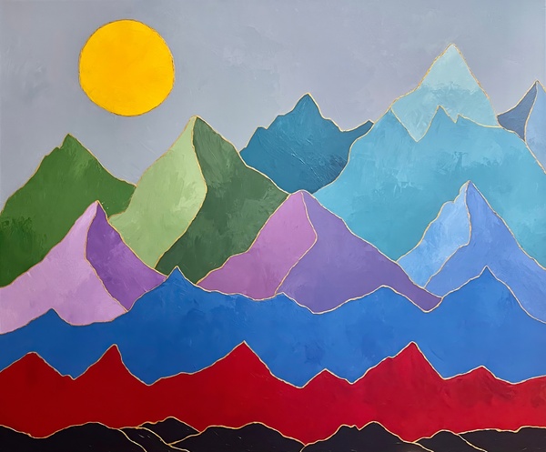 Golden Peaks of Serenity (Mountains)