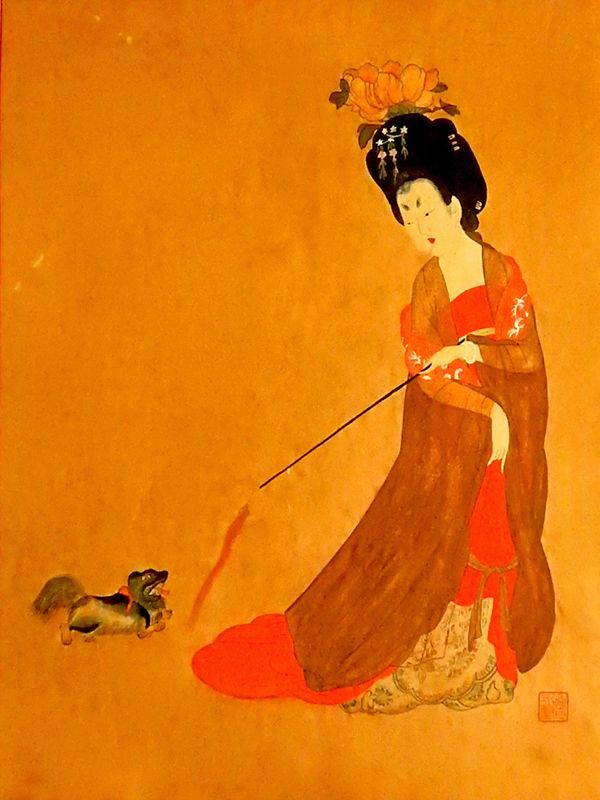 Lady and Her Dog