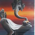 Lord Ganesh Modern and contemporary