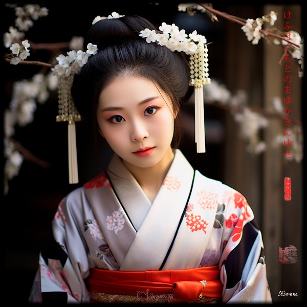 Japanese Maiko RJ0129 Girl Geisha Geiko Portrait Photography