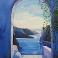 Through the Arch - Shades of Blue