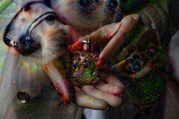Peacock In The Hands