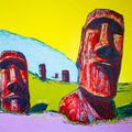 Chile. Moai. Through Eternity