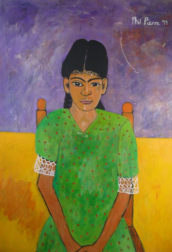 After Frida Kahlo's Girl in Green Dress