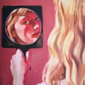 Blond in Mirror