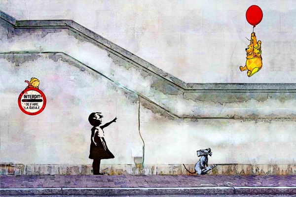 Banksy.. Interdit de faire la Gueule