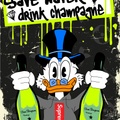 Save Water Drink Champagne – Pop Art Print