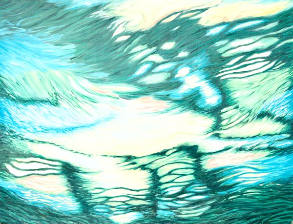 “High Country Rush III” original oil painting