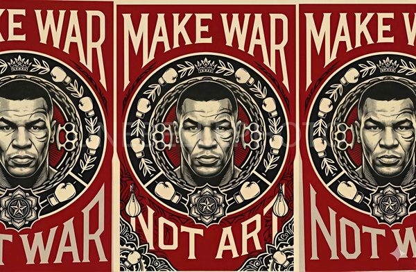 Boxing Legend Street Art Wall Art, Urban Fighter Graffiti Wall Décor, Boxing Champion Wall Art Print, Powerful Athlete Wall Décor, Graffiti Sports Wall Art, Urban Boxing Wall Décor, Street Art Fighter Wall Print, Modern Sports Wall Art