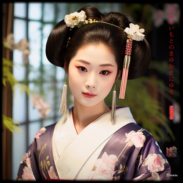 Japanese Maiko RJ0115 Girl Geisha Geiko Portrait Photography