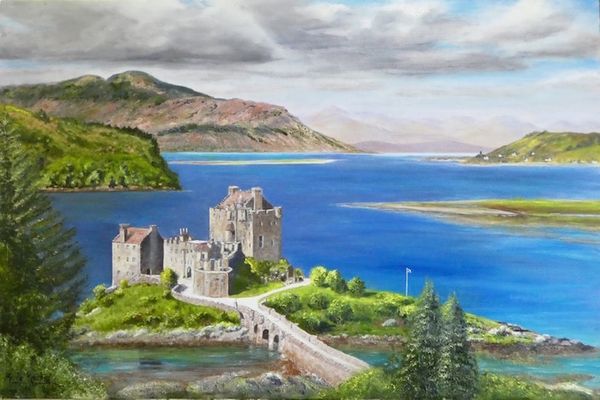 Eilean Donan Castle. Scottish Highlands