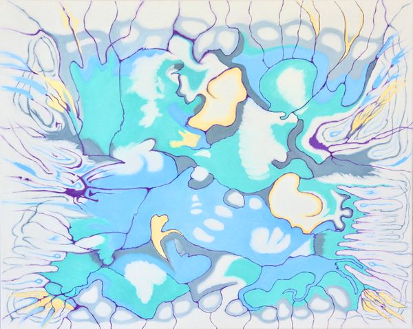 “It’s Complicated” original abstract oil painting
