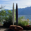 Monumental Sculpture in Marble and Slate – Garden Statue