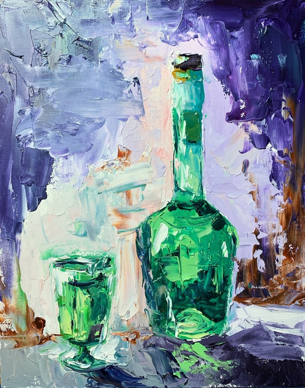 Still Life with a Bottle of Brandy