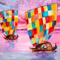 Colored Sails. Africa