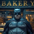 The Dark Knight Bakery Scene Canvas – Batman wall art