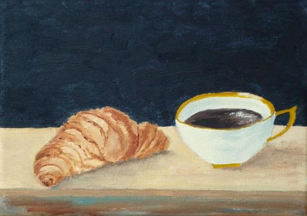 Croissant and Coffee