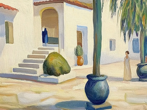 House In A Courtyard