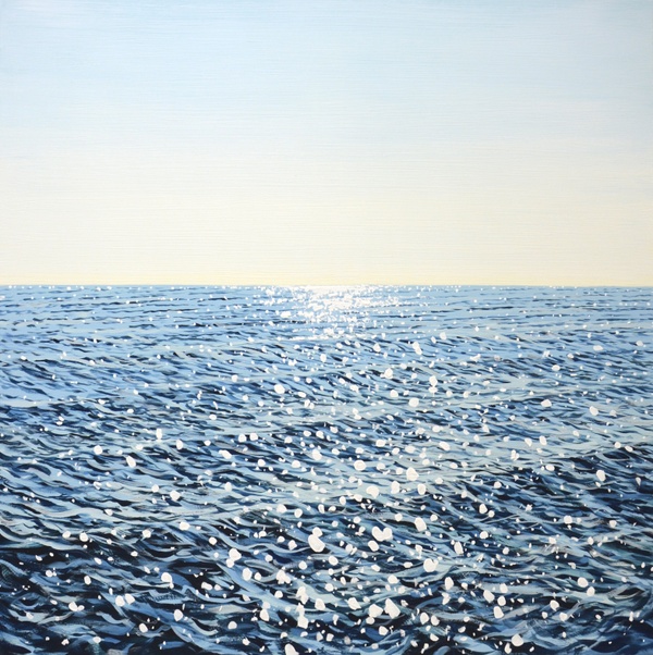 Ocean. Glare on the water 10