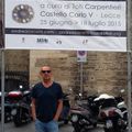 "Astrattismo delle origini" di Andrea Benetti 25.06 > 18.07.2015 Lecce, Andrea Benetti all'entratata del Casetllo Carlo V