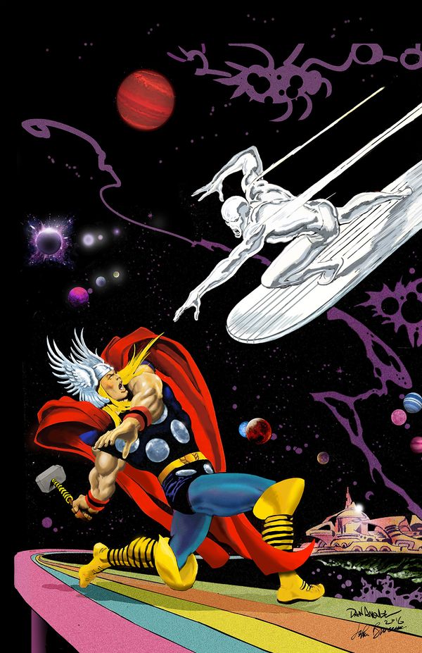 Thor vs The Silver Surfer