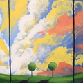 Clouds of Colour Triptych
