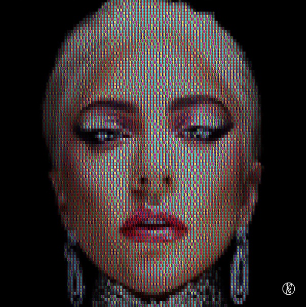 Technicolor Lady Gaga