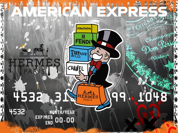 Luxury Life – American Express Pop Art Collage
