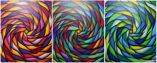 Colorful Spirals Series 5