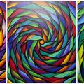 Colorful Spirals Series 5