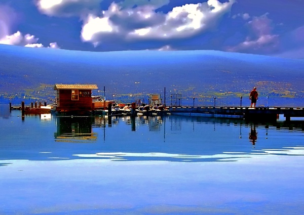 Canada - Seascape Scenery in Okanagan  #03