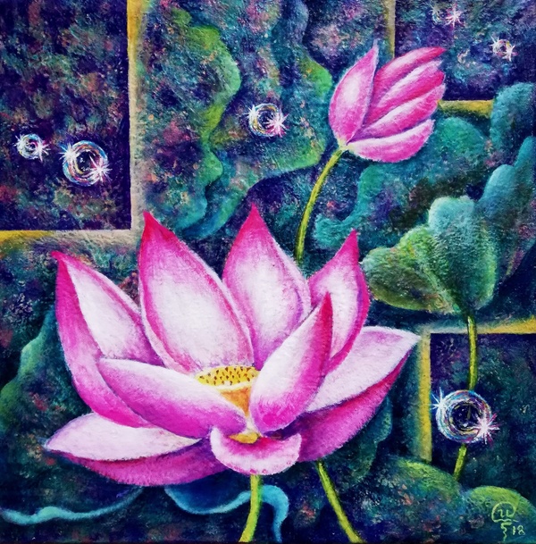 Pink Lotuses