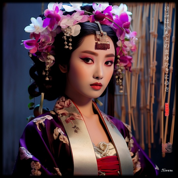 Japanese Maiko RJ0116 Girl Geisha Geiko Portrait Photography