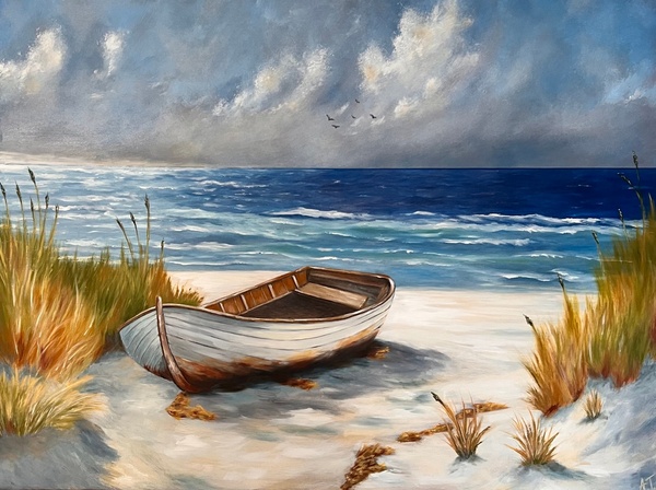 Quiet Escape (Boat on the Beach)